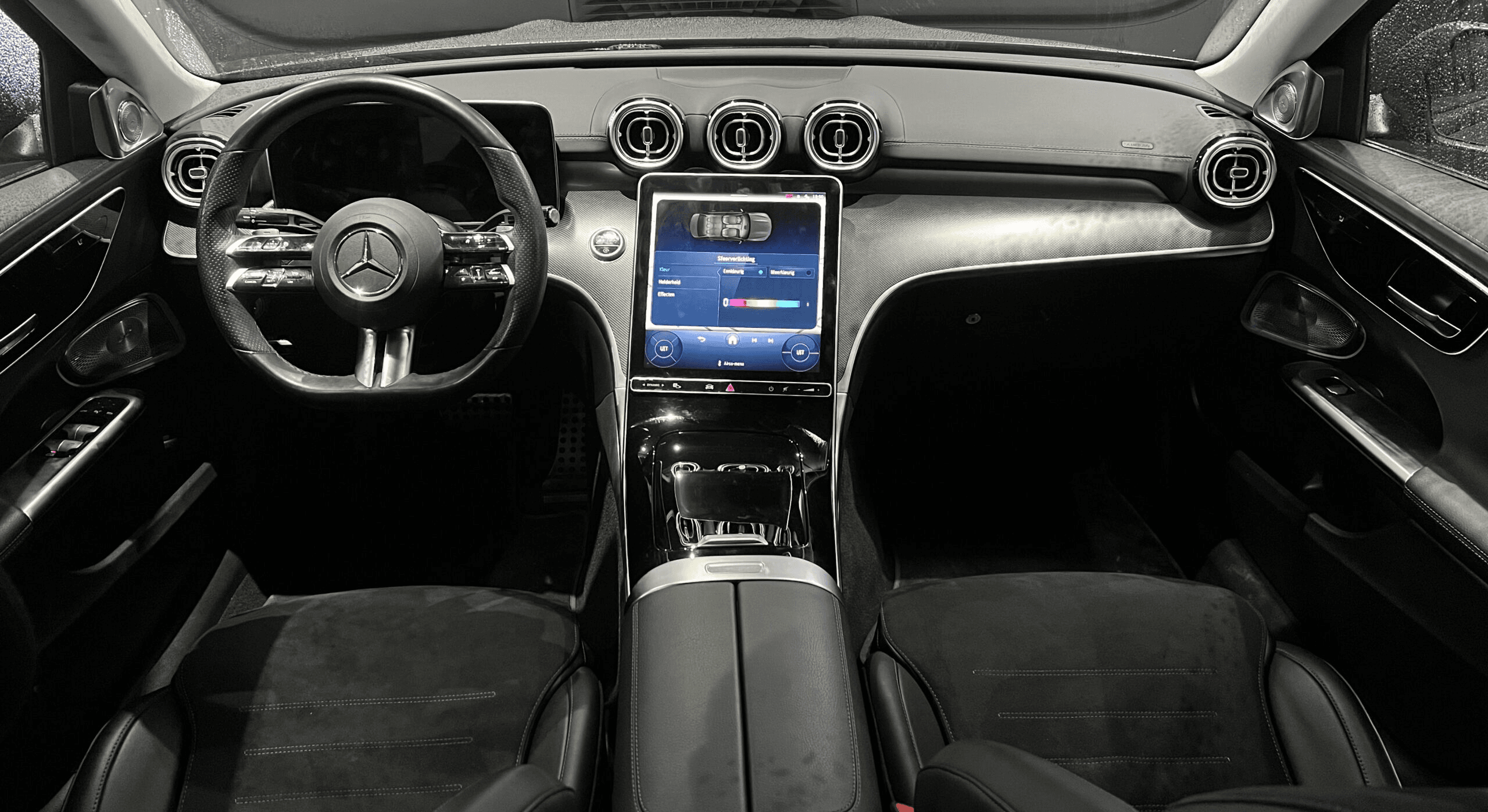 Interieur voor sfeerverlichting installatie